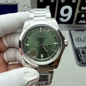 Multifunctional Sports <b>Watch</b> Waterproof 20m Depth Mechanical Movement Sapphire Crystal Dial Window Green Stainless Steel <b>Case</b> - Product Image 2