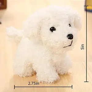 2024 Cute Stuffed Animal Dog High Quality Small Plush Stuffed Animals Cute Puppy Dog Keychain For Party