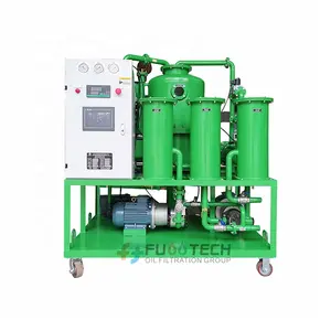FUOOTECH 600 Liter/Hour LOP-10 Dirty Oil Filtering Machine Lubricating Oil Filtration Plant for Removing Gas and Water