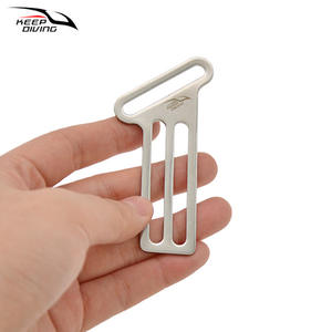 Hebilla de Fijación de Correa Lateral para BCD de Buceo Técnico, de Acero Inoxidable 316, con Borde Biselado en Forma de T, Estilo Japonés, KEEP DIVING - Product Image 2