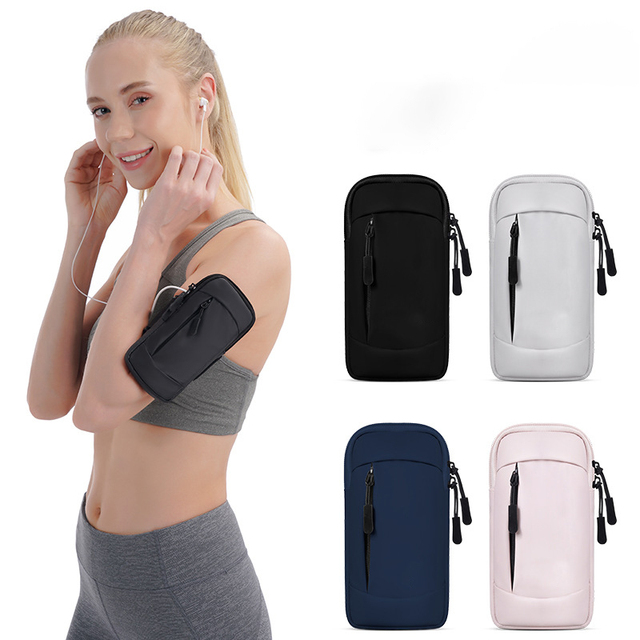 Manufacturer Lightweight Running Arm Bag Exercise Gym Fitness Cellphone Armband Pouch Sweatproof Phone Holder Arm Bag Wrist Bag
