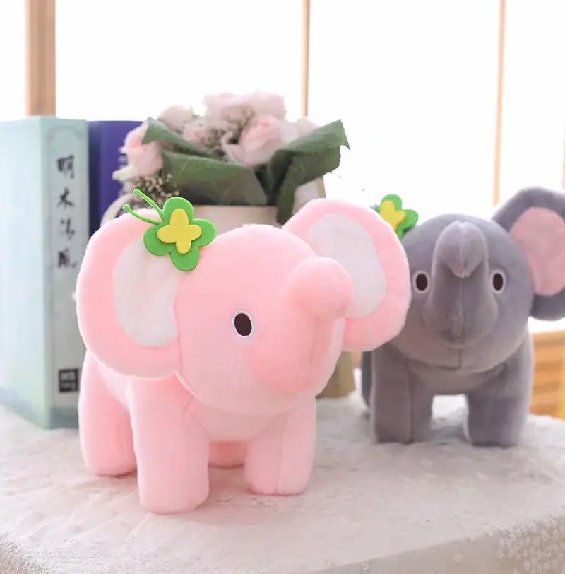 Customplusmaker Cartoon elefante figura decorazione peluche cuscino Comfort regalo per bambini all'ingrosso artiglio macchina bambola
