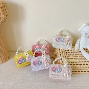 2024 New Cute Children's Small Rabbit Accessories Children kids Handbag casual crossbody bag purse