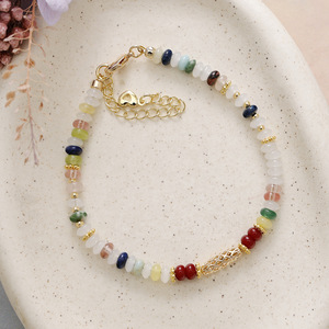 Natural Stone Eye Pendant Necklace With Gold Plated Charm For Everyday Wear Unisex Jewelry - Product Image 5