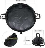 Tapis de rechange pour combinaison portable avec logo personnalisé 2 en 1 sacs à cordon pour le surf des neiges combinaison de ski bottes de surf matelas à langer