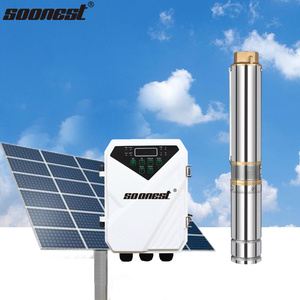 Soonest 24V 48V 3Hp 5Hp Solar Water <b>Pump</b> for Agriculture High Engine Water <b>Pump</b> Water According to Power 5 Solar Water <b>Pump</b> - Product Image 1