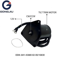 Motor Tilt Trim Reversibel 2-Kawat Berkualitas Tinggi 12V untuk Motor Luar Perahu Yamaha 2-Kawat 6H1-43880-02 Cw Ccw Produsen