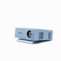 Mini projecteur en promotion avec batterie intégrée de 12000 mAh, Android 14, 5500 lumens, support avancé, projecteur de films portable 720P