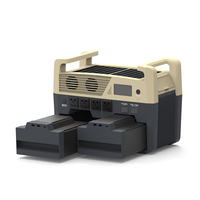 Générateur solaire LiFePO4, station d'alimentation portable d'extérieur 3200W 3600WH pour le camping, les camping-cars et les situations d'urgence