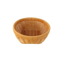 Panier de rangement en rotin tressé écologique A1744 pour la maison – Idéal pour ranger fruits, fruits secs, légumes, pain – Design moderne et épuré