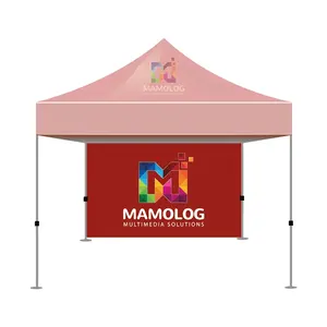 Customized Advertising Outdoor Printed Tent Waterproof Events Tent Portable Retractable Gazebo Roof