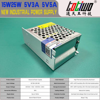 Alimentation à découpage 5V3A 5V5A pour LED, transformateur 100-240VAC vers 5V15W 5V25W, alimentation CC