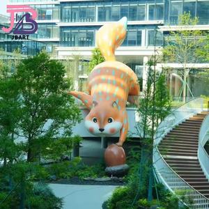 Personnalisable grand extérieur en fibre de verre escalade écureuil résine artisanat Sculpture populaire <span class=keywords><strong>magasin</strong></span> décoration pour point d'enregistrement - Product Image 4