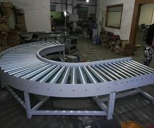 Endüstriyel paslanmaz çelik karbon çelik varil düz motorlu stor masa konveyörü - Product Image 4