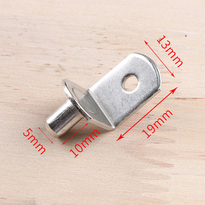 Phụ kiện nội thất phần cứng sắt tủ kệ bảng phân vùng hỗ trợ chân đế cho glass5mm Kệ chân 6mm Kệ chân - Product Image 5