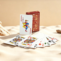 Cartes de poker personnalisables de haute qualité pour adultes, impression par estampage à chaud, papier imperméable, durable, résistant aux plis, pour les jeux en famille