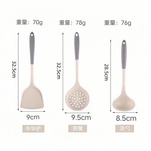 <b>Silicone</b> Spatula Set 3 Pc Non Stick Kitchen Utensils Heat Resistant Cooking <b>Tools</b> For Daily Use - Product Image 3