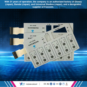 Tùy chỉnh bàn phím Overlay LED PC màng chuyển đổi bảng điều khiển Sticker - Product Image 2