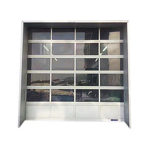 インスタイム カスタムカラー 断熱セクショナルガレージドア アルミまたはスチールパネルとスマートモーター付き モダン住宅向け - Product Image 4