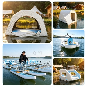 Grande tente de camping gonflable, tente pneumatique en PVC imperméable et durable pour l'extérieur - Product Image 6