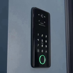 Puerta de Acero Azul Estilo TECHTOP - Sistema de Cerradura Inteligente y Opción de Color Personalizado - Product Image 3