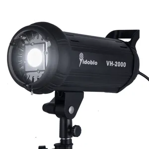 200w एलईडी रोशनी के लिए यूट्यूब कैमरा द्वि रंग 3200-5500k पेशेवर ऑडियो वीडियो प्रकाश VH-2000II स्टूडियो प्रकाश किट