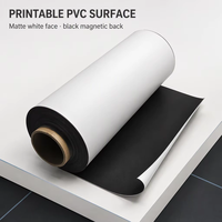 Rouleau d'aimant en ferrite flexible imprimable de 0,85 mm et feuilles A3 A4, aimant souple industriel avec PVC