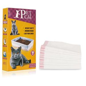 Sac à litière pour <span class=keywords><strong>chat</strong></span>, animal de compagnie, robuste, à cordon de serrage, doublure solide et <span class=keywords><strong>extensible</strong></span>, fourre-tout, pratique, à nettoyage rapide - Product Image 2