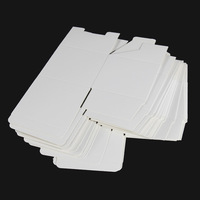 Boîte d'emballage en papier enduit blanc 350g/m2 pour produits électroniques, produits de soins des pieds, câble de données USB, cadeau de Promotion