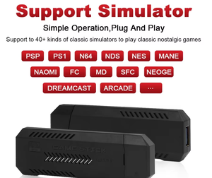 Nueva actualización X2 PLUS <span class=keywords><strong>Gamestick</strong></span> 3D Retro consola de videojuegos controladores inalámbricos HDTV Out 15000 juegos 40 emuladores para PSP/PS1/MAM - Product Image 2