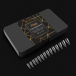 Trung Quốc Nhà sản xuất chuyên nghiệp bán buôn Nail lời khuyên đầy đủ Bìa vòng quan tài hạnh nhân Stiletto Nail lời khuyên mở rộng 560 cái/hộp - Product Image 6