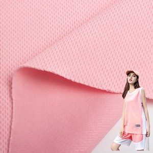 Khô phù hợp với đi xe đạp Jersey vải 75D/72f 100% polyester đan Wicking lưới dây giày chim mắt lưới thoáng khí 130gsm Jersey vải dệt kim - Product Image 5