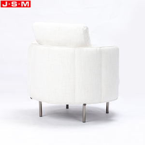 Sofá Individual de Lujo para Sala de Estar, Estilo Nórdico <span class=keywords><strong>Italiano</strong></span>, con Brazos y Patas Metálicas, Tapizado en Tela - Product Image 5
