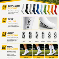 Chaussettes de football antidérapantes respirantes à séchage rapide écologiques personnalisées pour hommes, chaussettes de sport personnalisées avec logo, toutes saisons