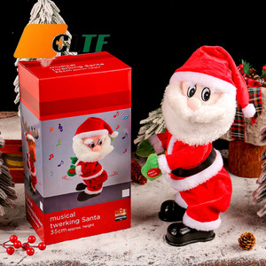 Juguete Eléctrico de Santa Claus, Muñeco Navideño con Péndulo, Canta, Baila, Música, Sacudidas Eléctricas en los Glúteos, Regalo de Navidad - Product Image 1