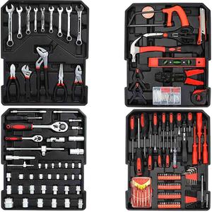 499Pcs Hoàn Chỉnh Điện Cờ Lê Xe Cơ Khí Cơ Khí Kim Loại Công Cụ Tủ Nhà Để Xe Hộp Công Cụ Thiết Lập Với Các Công Cụ - Product Image 4