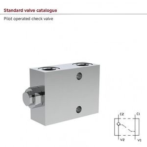 VBPSE A(OM) Hydraulische Verriegelung mit einem vor gesteuerten Rückschlag ventil 350bar ISO9001 - Product Image 2