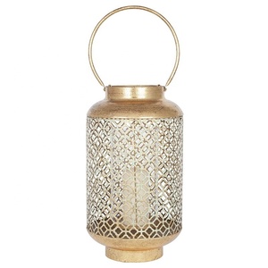 Meilleure vente bougeoir en métal plaqué or, lampe de table de luxe au design tendance pour la décoration de la maison - Product Image 2