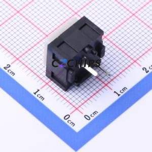 TP-66018 Tactile Switch Through hole Component (THT) Switch Single Pole Single Throw Rectangle Button 3N Through Hole - Product Image 2