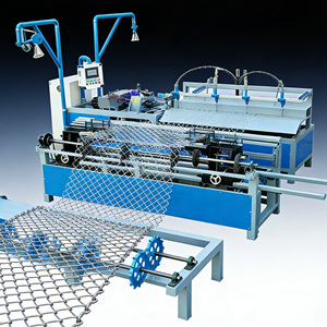 Machine à clôture en treillis métallique robuste, équipement automatique de tissage de treillis en diamant - Product Image 3