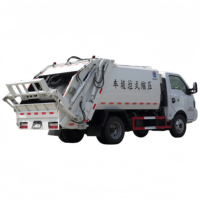 Nouveau camion compacteur à chargement arrière Dongfeng 4x2 5CBM Euro VI, véhicule de collecte des déchets à chargement hydraulique automatique