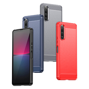 Housse de protection antidérapante pour <span class=keywords><strong>Sony</strong></span> <span class=keywords><strong>Xperia</strong></span> 10VII/5V/1VI/XZ1/XZ2/ACE2 <span class=keywords><strong>coque</strong></span> de téléphone robuste brossée à dissipation thermique en fibre de carbone - Product Image 5