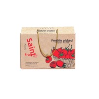 Boîte d'emballage personnalisée pour fruits, petite série, en carton ondulé E-flute, pliable, découpée, pour agrumes, oranges, oranges Navel, produits alimentaires