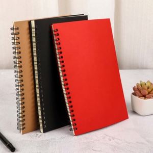 Wholesale Spiral Notebook Custom Logo Diary Print Brand Note Book PU Cover Notebook <b>A5</b> Logo Leather Journal Notebook Coil Book - Product Image 2