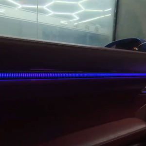Iluminación Ambiental Interior para Automóvil con LED RGB para Porsche Cayenne 2010-2017, Tira Decorativa de Atmósfera, Accesorios de Mejora - Product Image 2