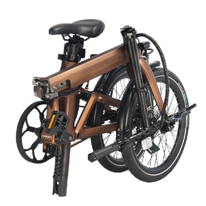Bicicleta Eléctrica Plegable Compacta Naicisports 20 de Fibra de Carbono con Sensor de Torque, 7 Velocidades, Batería de Litio de 250W para D... - Product Image 3