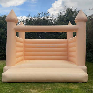 Château gonflable blanc à louer pour les fêtes, avec toboggan et combo de balles, château gonflable pour sauter dans le <span class=keywords><strong>jardin</strong></span> pour les mariages et les anniversaires - Product Image 6