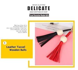 <span class=keywords><strong>Sac</strong></span> à <span class=keywords><strong>main</strong></span> en cuir pour femme en forme de triangle avec fermeture éclair, design à pompon tendance, petite bourse à monnaie pour dames - Product Image 5