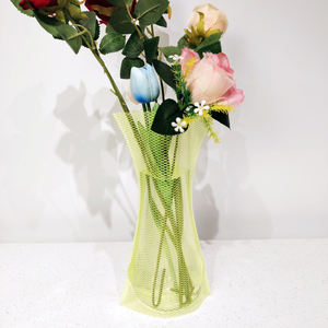 टिकाऊ पर्यावरण अनुकूल उत्पाद प्लास्टिक फोल्डेबल फूल vases, फोल्डेबल प्लास्टिक घर सजावट vases - Product Image 5
