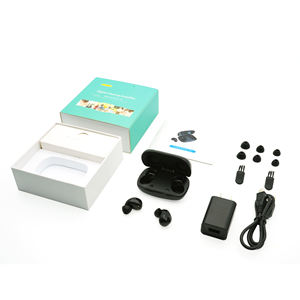 2023 última generación de ruido adaptable invisible <span class=keywords><strong>CIC</strong></span> mini audífonos auriculares recargables udifonos para sordos para personas mayores - Product Image 6